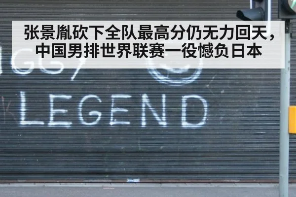 张景胤砍下全队最高分仍无力回天，中国男排世界联赛一役憾负日本